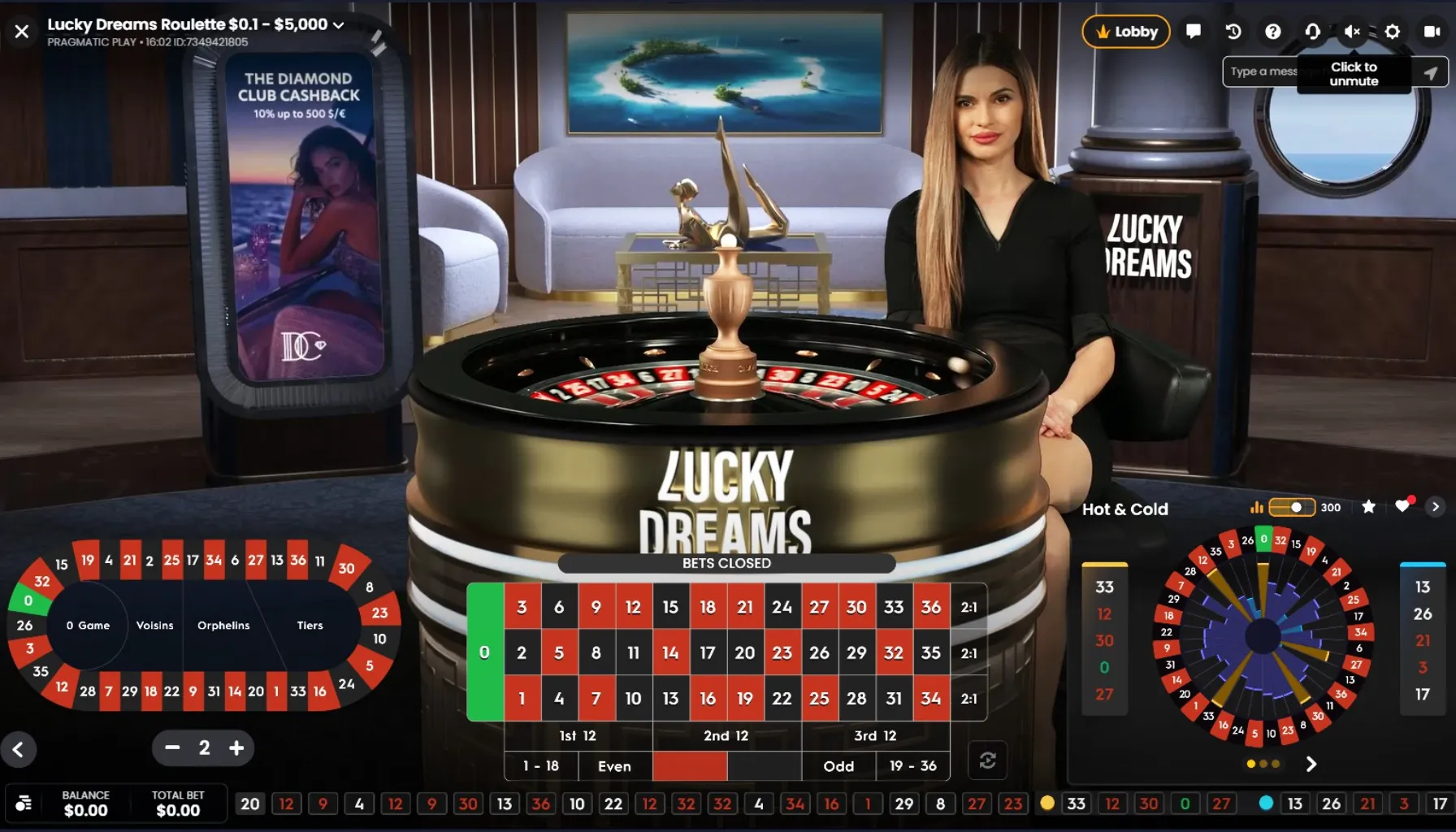 Lucky Dreams Roulette